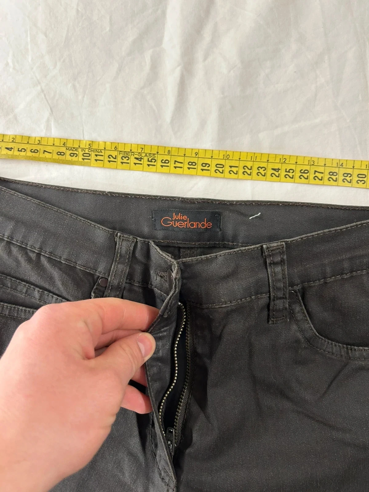 Vintage high-waisted Julie Guerlande jeans – photo 7